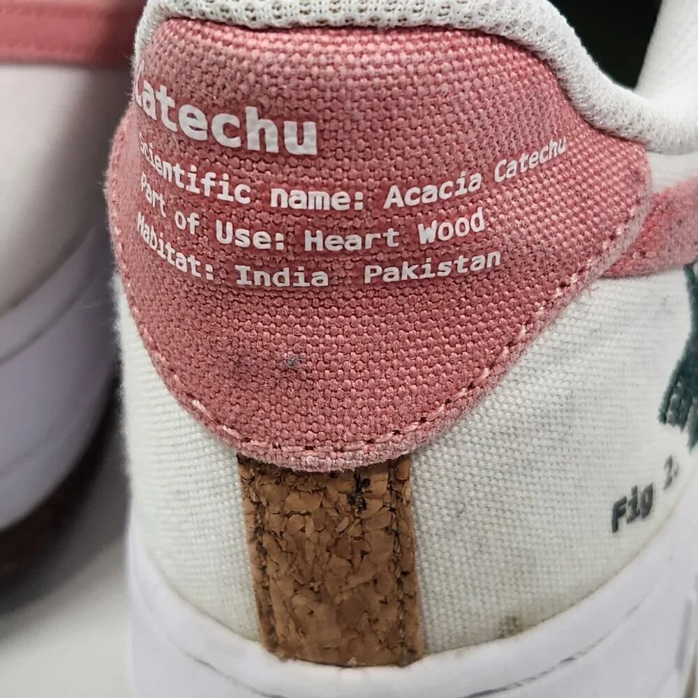 Nike Air Air Force 1 Catechu Women's White and Pink Sneakers Size 7.5
